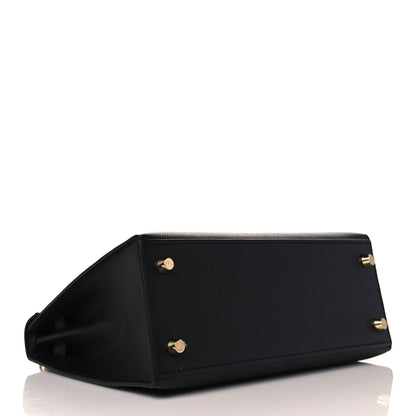 Hermes Epsom Kelly Sellier 25 Black 4 of 10