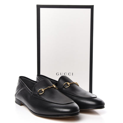Gucci Lambskin Womens Brixton Horsebit Loafers 42 Black 10 of 10