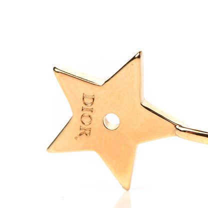 Christian Dior Pearl Strass My ABCDior Tribale Star Earring Aged Gold 4 of 5
