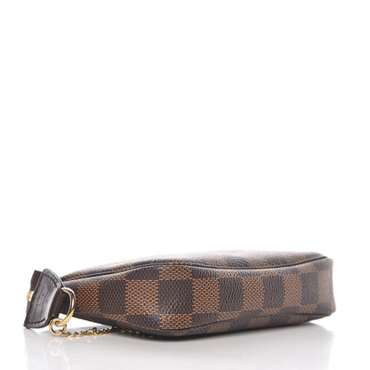 Louis Vuitton Damier Ebene Mini Pochette Accessories 4 of 9