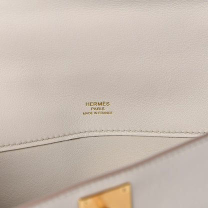 Hermes Swift Kelly Cut Clutch Pochette Beton 8 of 24