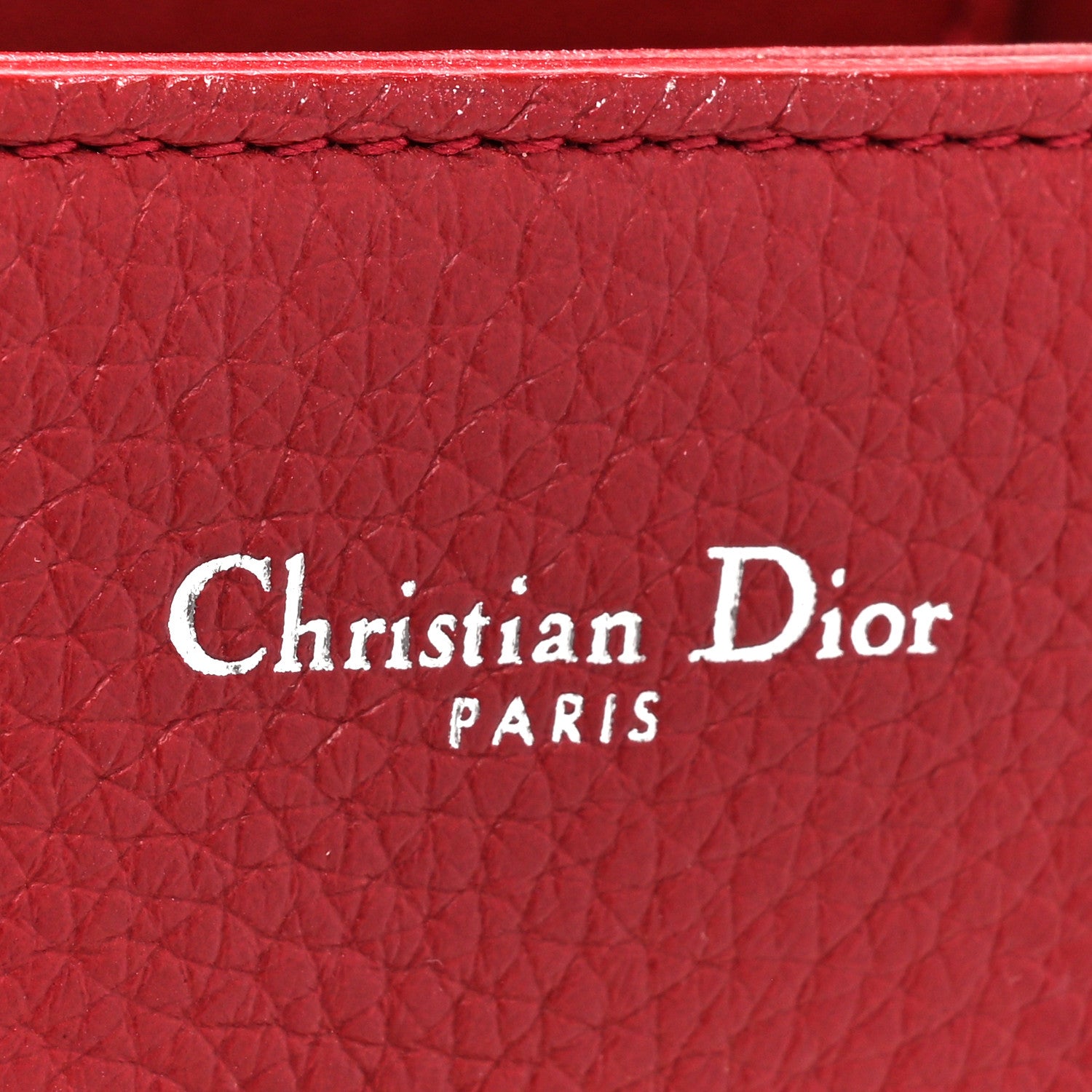 Christian Dior Bullcalf Medium Diorever Flap Red 8 of 16
