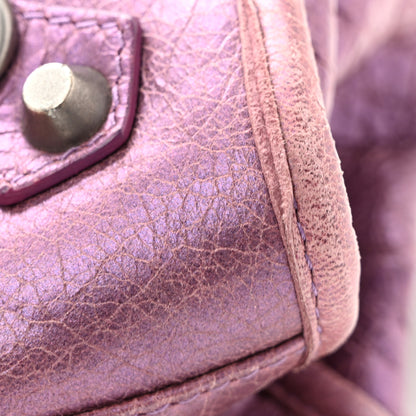 Balenciaga Agneau Classic Hardware City Metallic Purple 12 of 15
