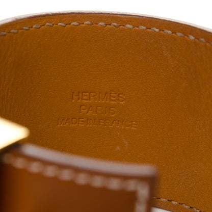 Hermes Barenia Collier De Chien CDC Bracelet S Fauve 4 of 8