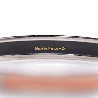 Hermes Enamel Printed Narrow Bracelet 65 4 of 5