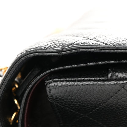 Chanel Caviar Quilted Jumbo Double Flap Black 12 of 12