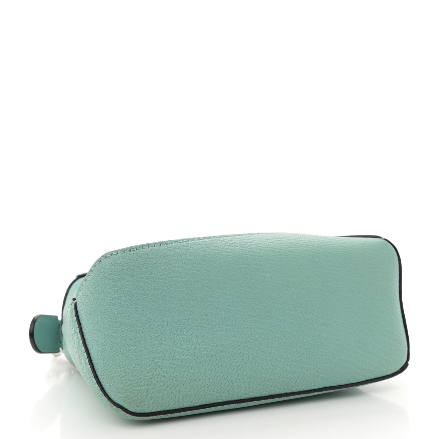 Goatskin Mini Puzzle Edge Bag Fresh Mint