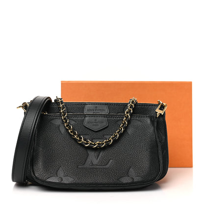 Louis Vuitton Empreinte Monogram Giant Multi Pochette Accessories Black 10 of 10