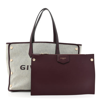 Givenchy Canvas Medium Bond Shopper Tote Aubergine 3 of 11