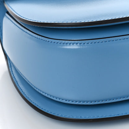 Gucci Boarded Dyana Lux Calfskin Web Small Bamboo 1947 Top Handle Bag Blue 8 of 9