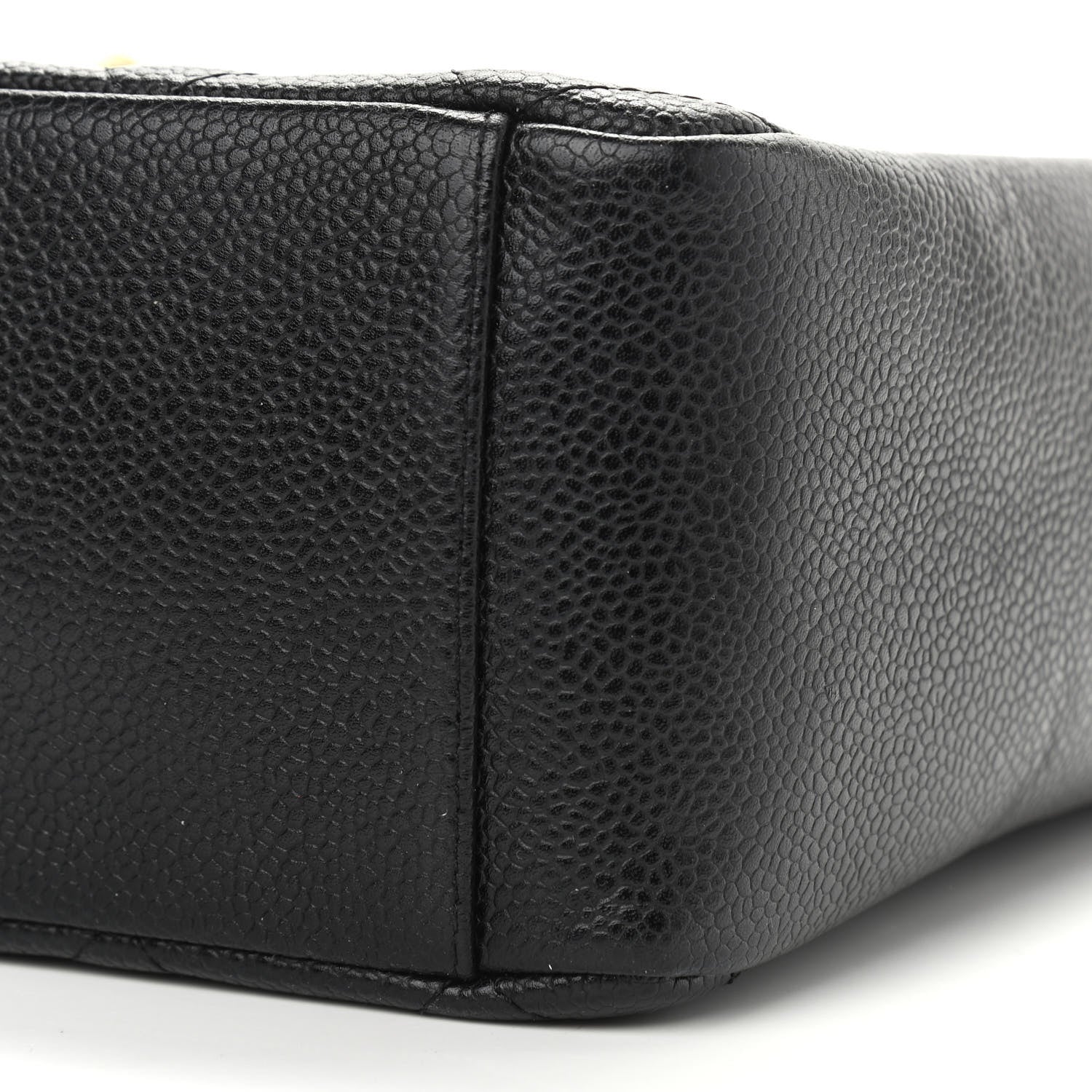 Chanel Caviar Quilted Petit Shopping Tote PST Black 10 of 10