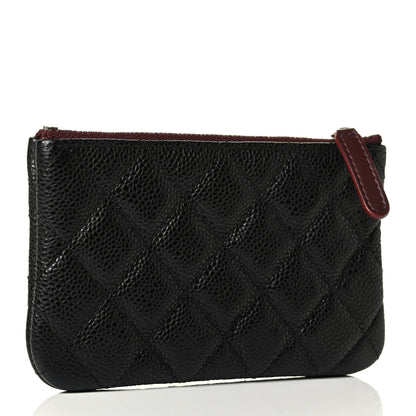 Chanel Caviar Quilted Small Cosmetic Case Black 2 of 4