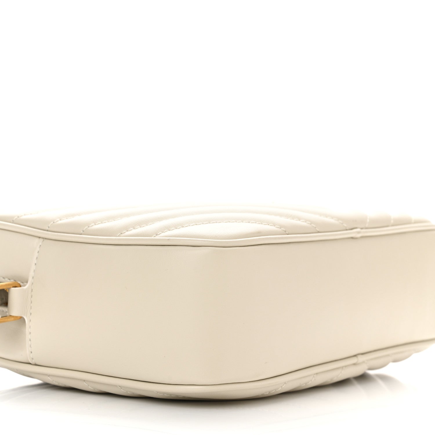 Saint Laurent Calfskin Matelasse Monogram Lou Camera Bag Blanc Vintage 9 of 10