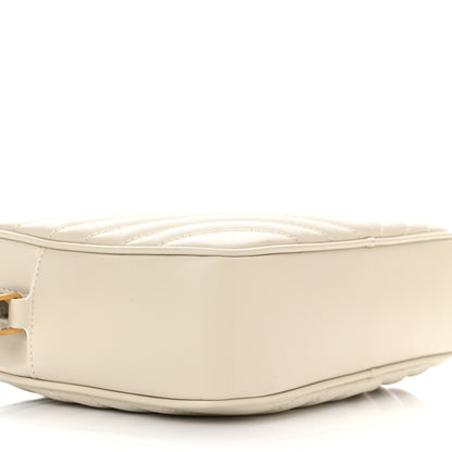 Saint Laurent Calfskin Matelasse Monogram Lou Camera Bag Blanc Vintage 9 of 10