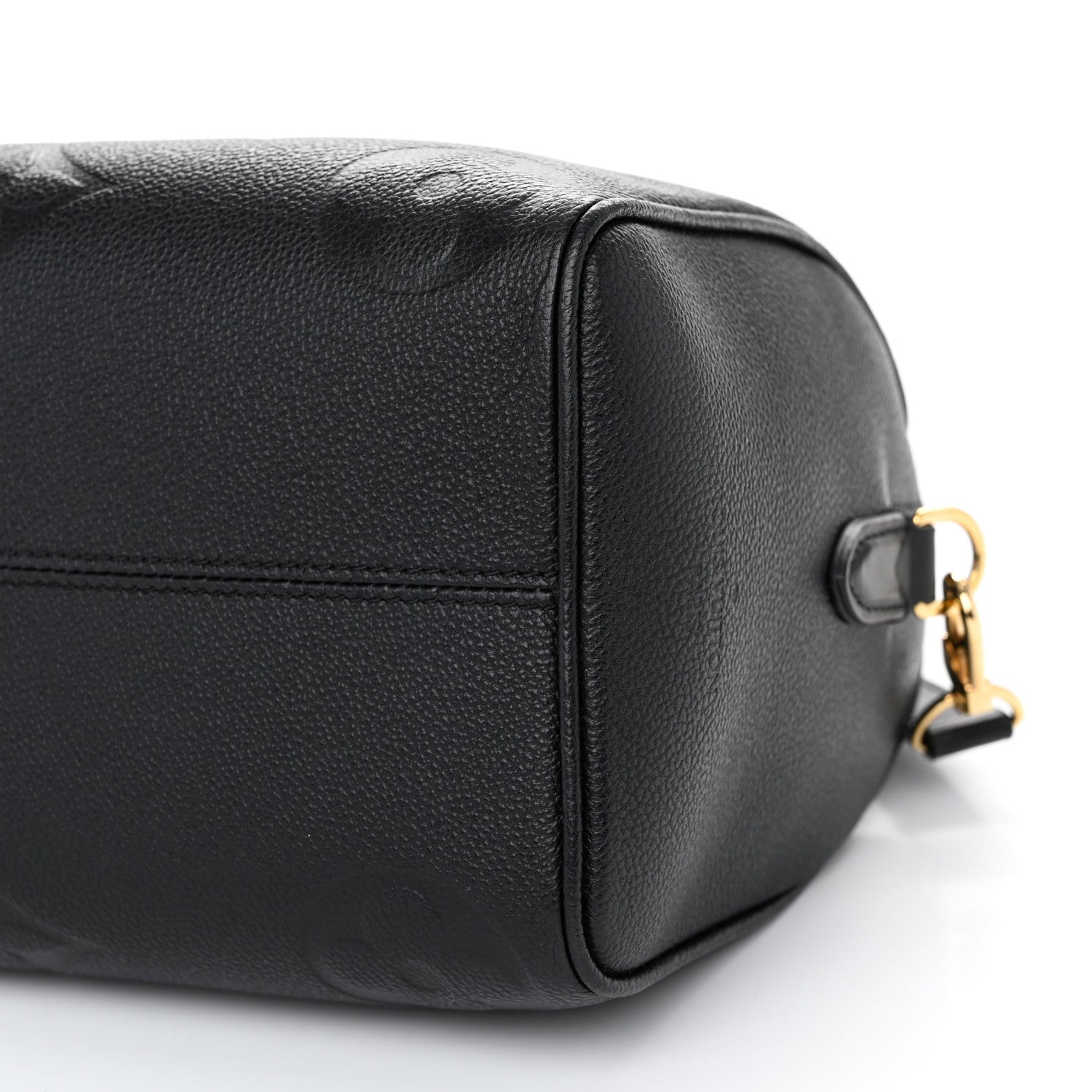 Louis Vuitton Empreinte Monogram Giant Speedy Bandouliere 25 Black 9 of 11
