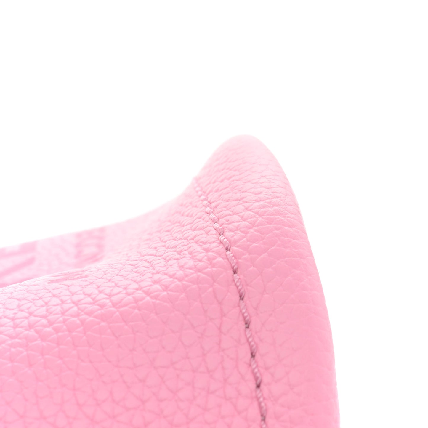 Grained Calfskin The Mini Bucket Bag Fluro Candy Pink