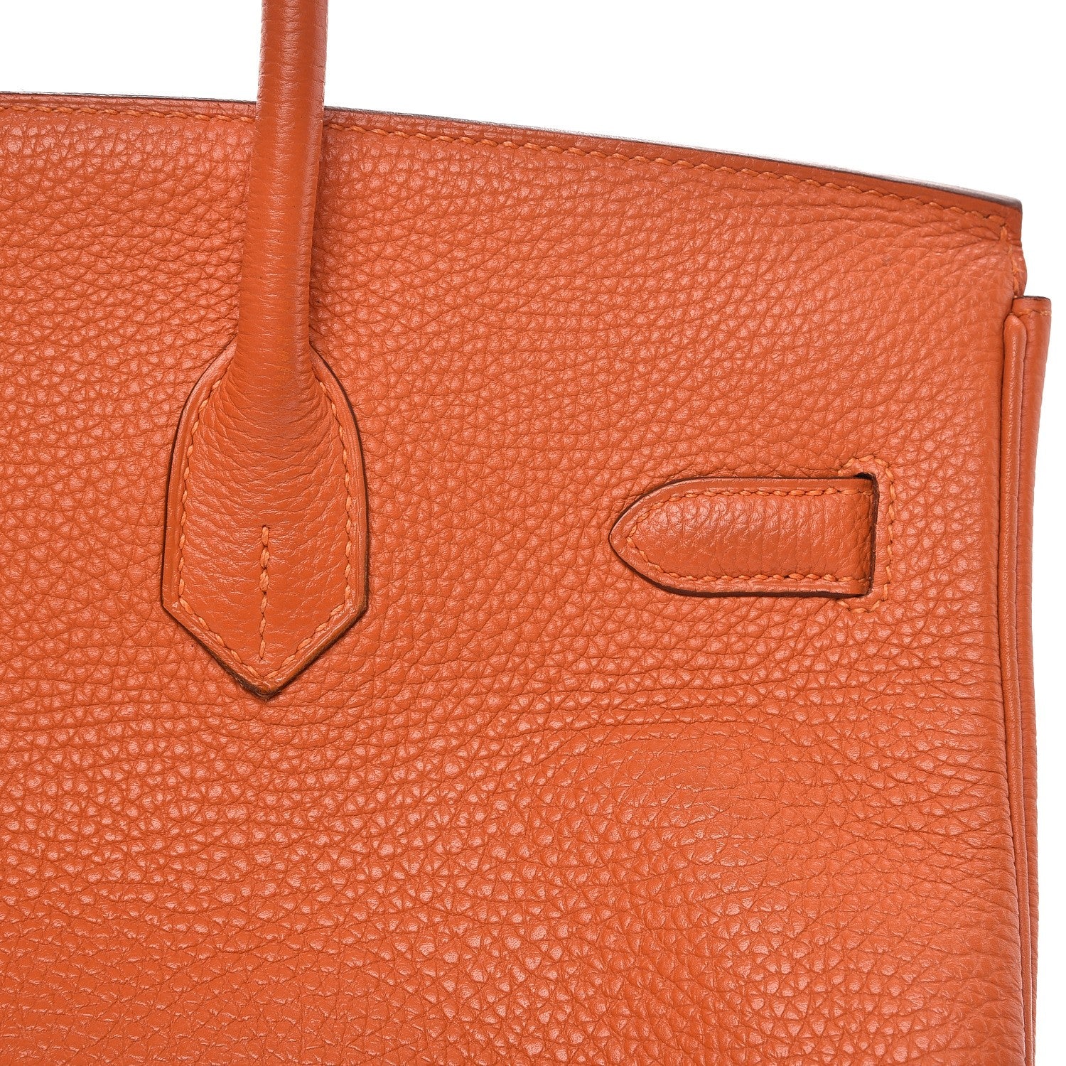 Hermes Togo Birkin 35 Orange 32 of 37