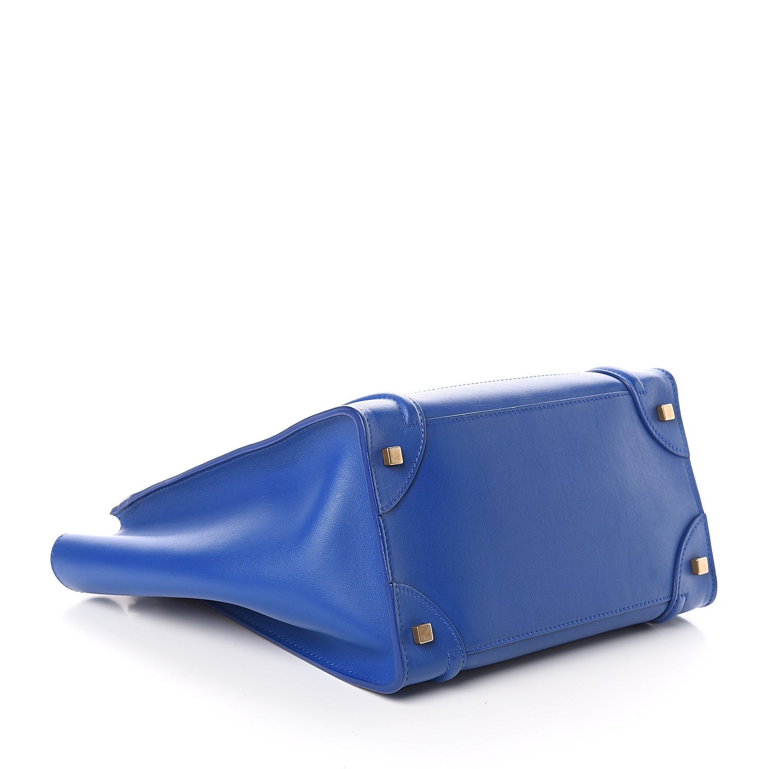 Celine Smooth Calfskin Mini Luggage Royal Blue 3 of 8