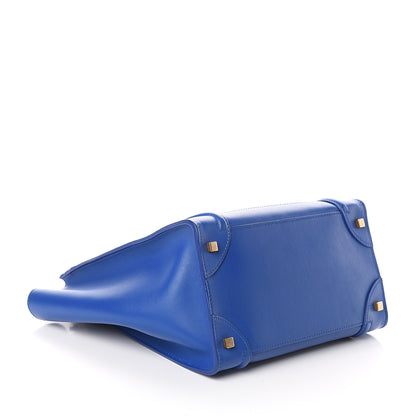 Celine Smooth Calfskin Mini Luggage Royal Blue 3 of 8