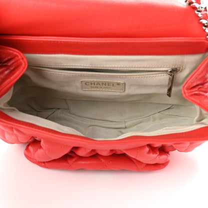 Chanel Washed Lambskin Medium Chain Around Messenger Red 4 of 10