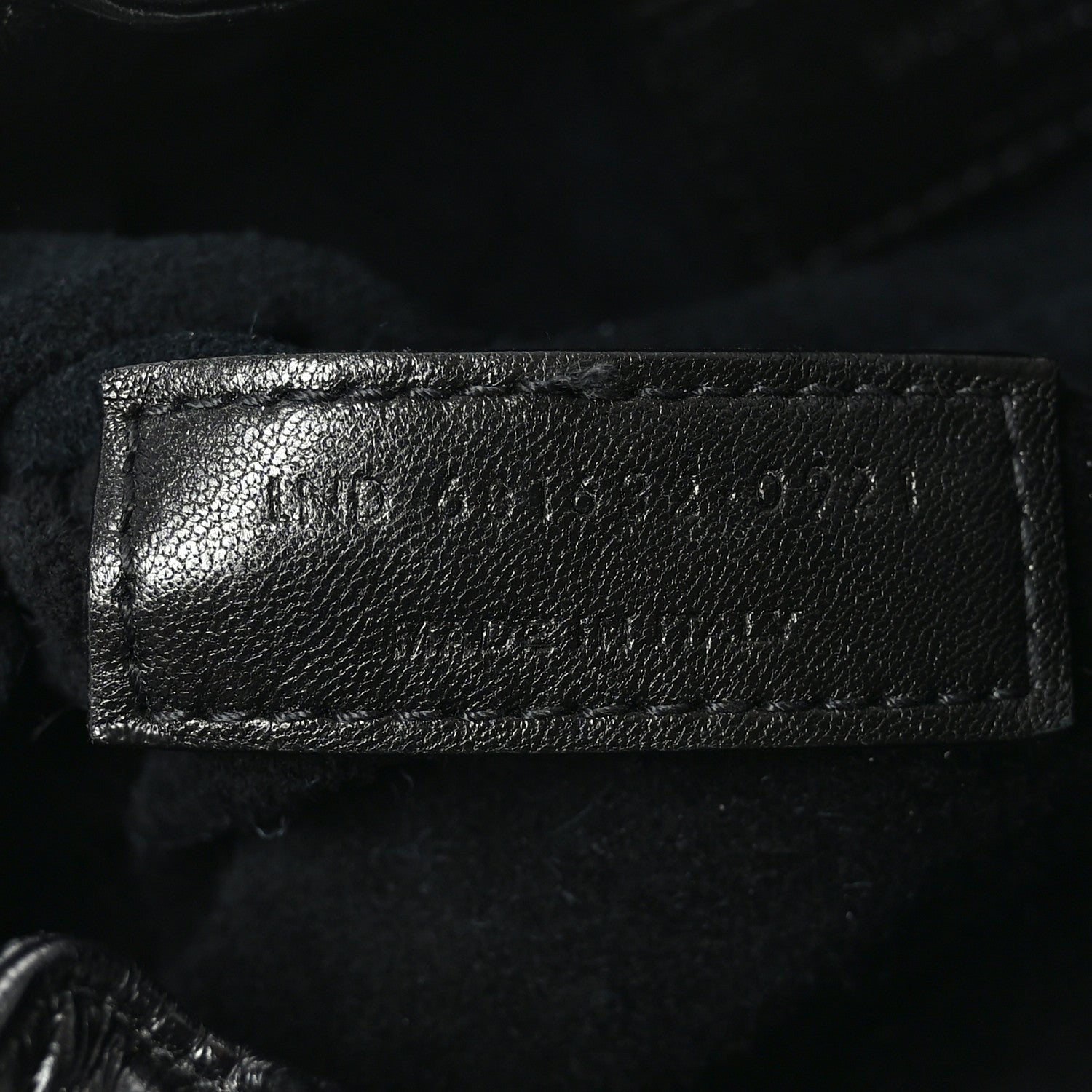 Saint Laurent Calfskin Pac Ruched Hobo Black 7 of 10