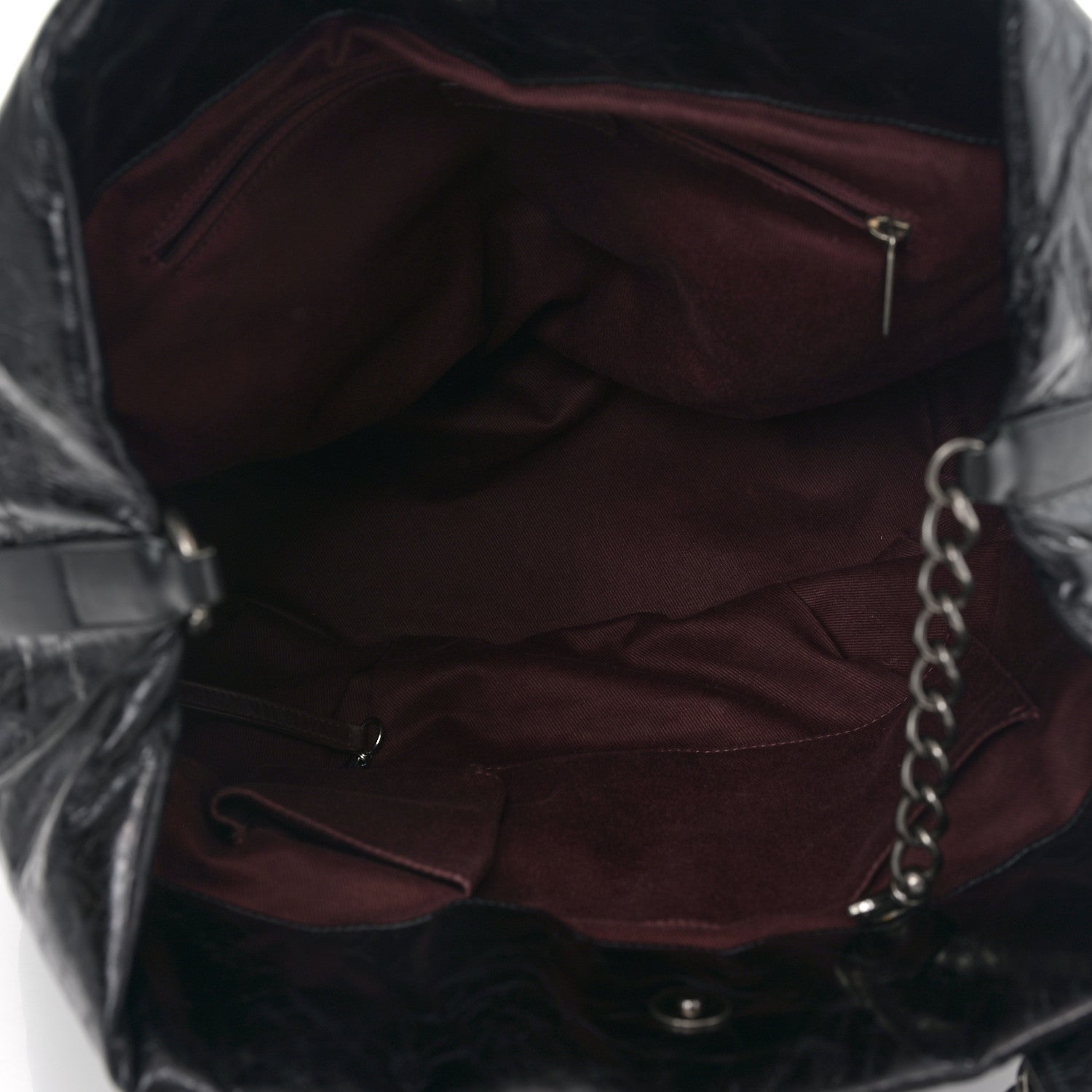 Chanel Iridescent Calfskin Quilted Large In The Mix Tote Black 5 of 14