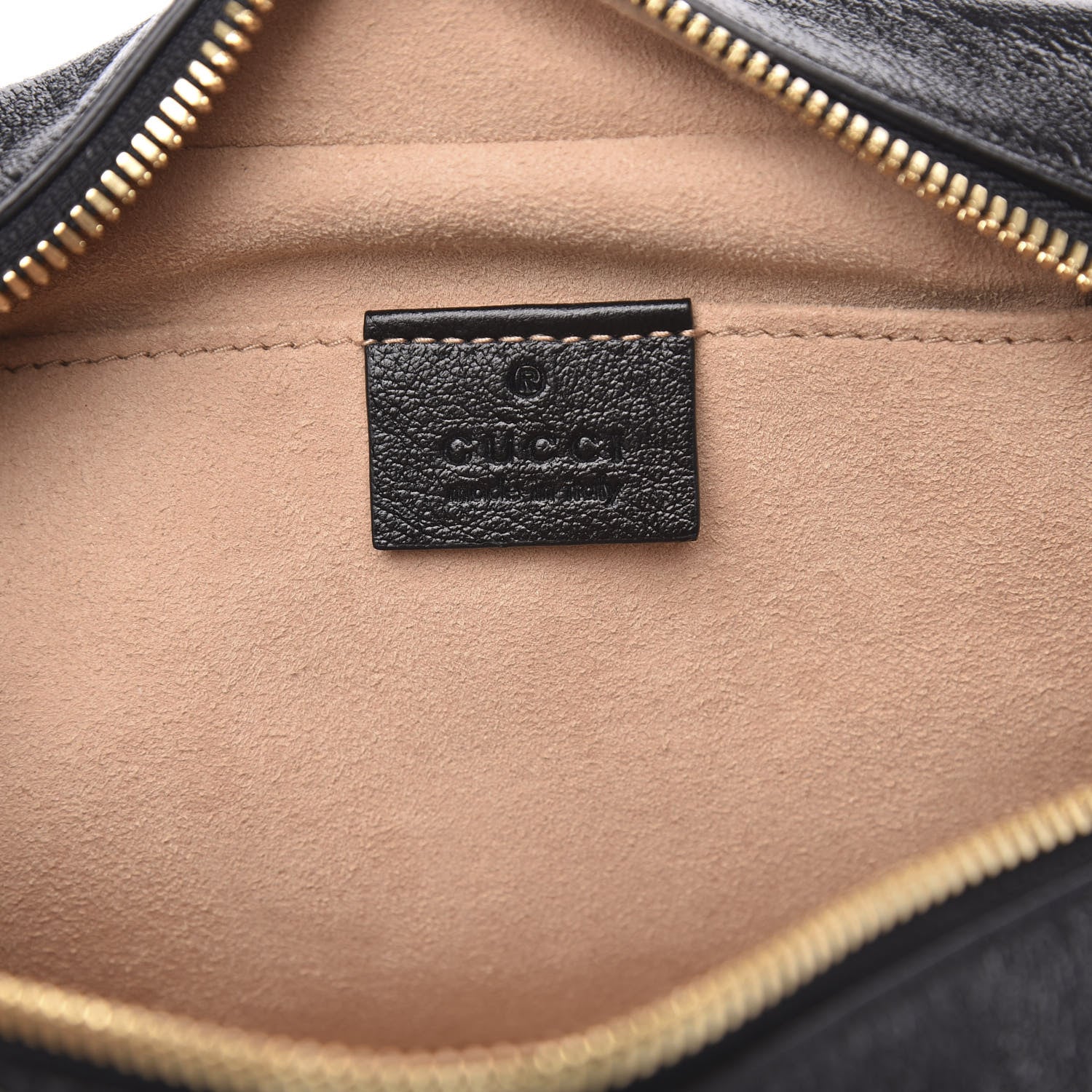 Gucci Monogram Matelasse Diagonal Small GG Marmont Chain Shoulder Bag Beige Black 6 of 10