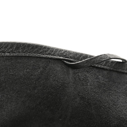 The Row Grained Calfskin Park Tote Three Black 7 of 10