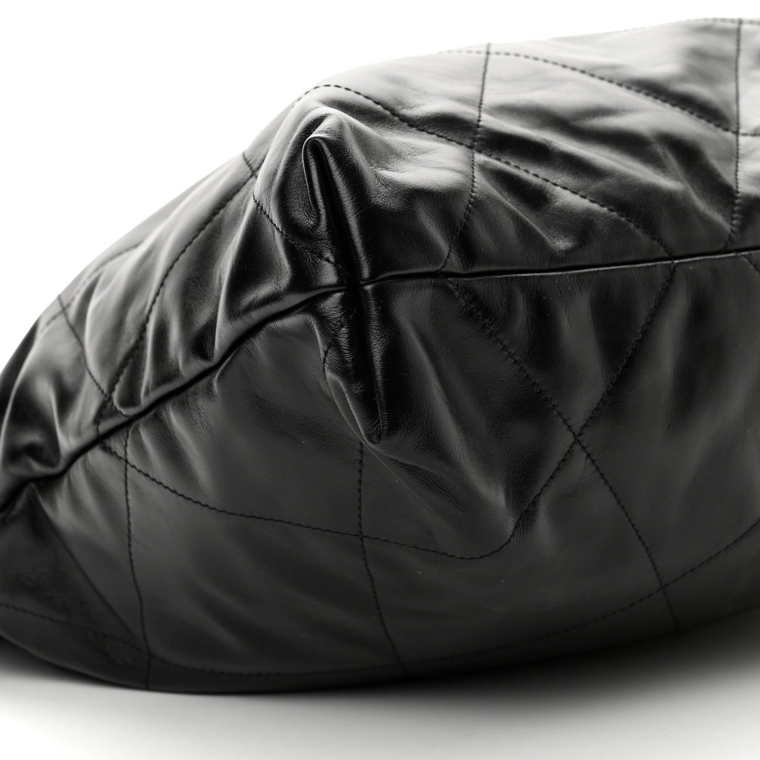 Chanel Shiny Calfskin Quilted Chanel 22 Black 10 of 11