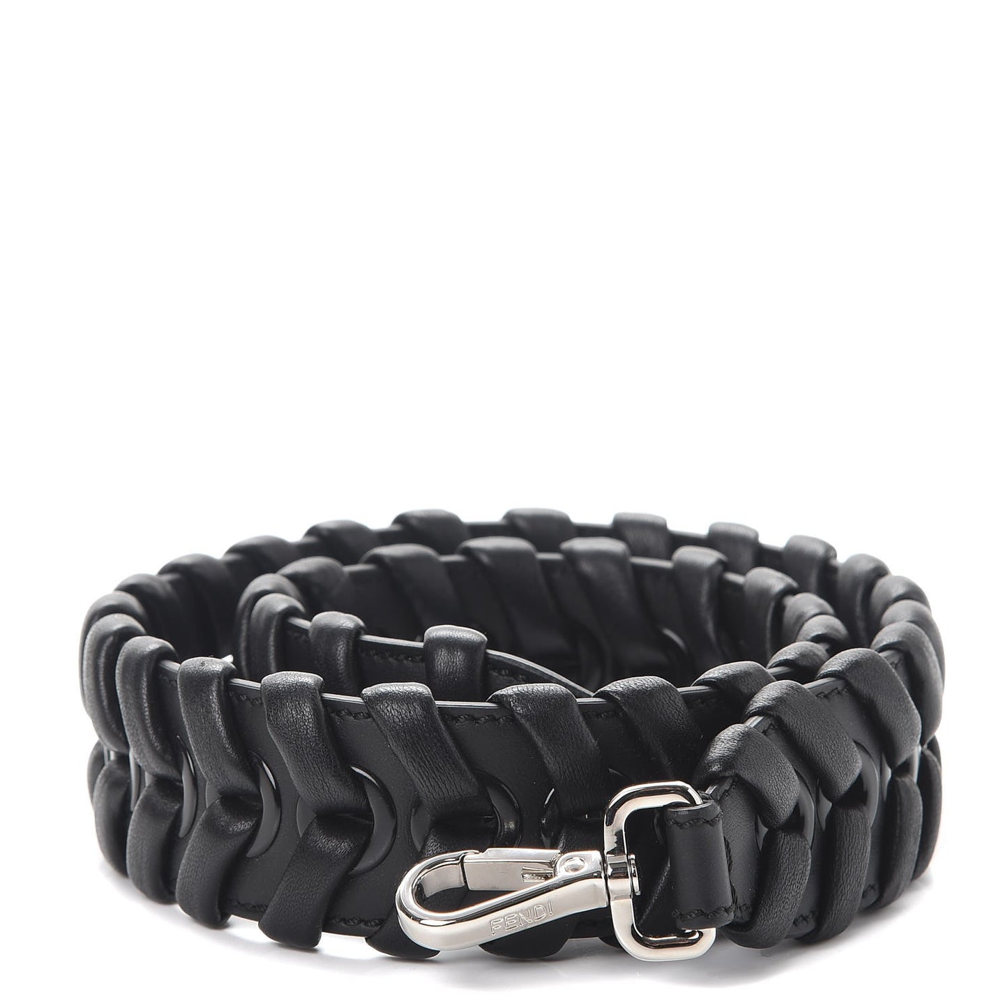 Vitello Dolce Shiny Nappa Lace Up Strap You Black