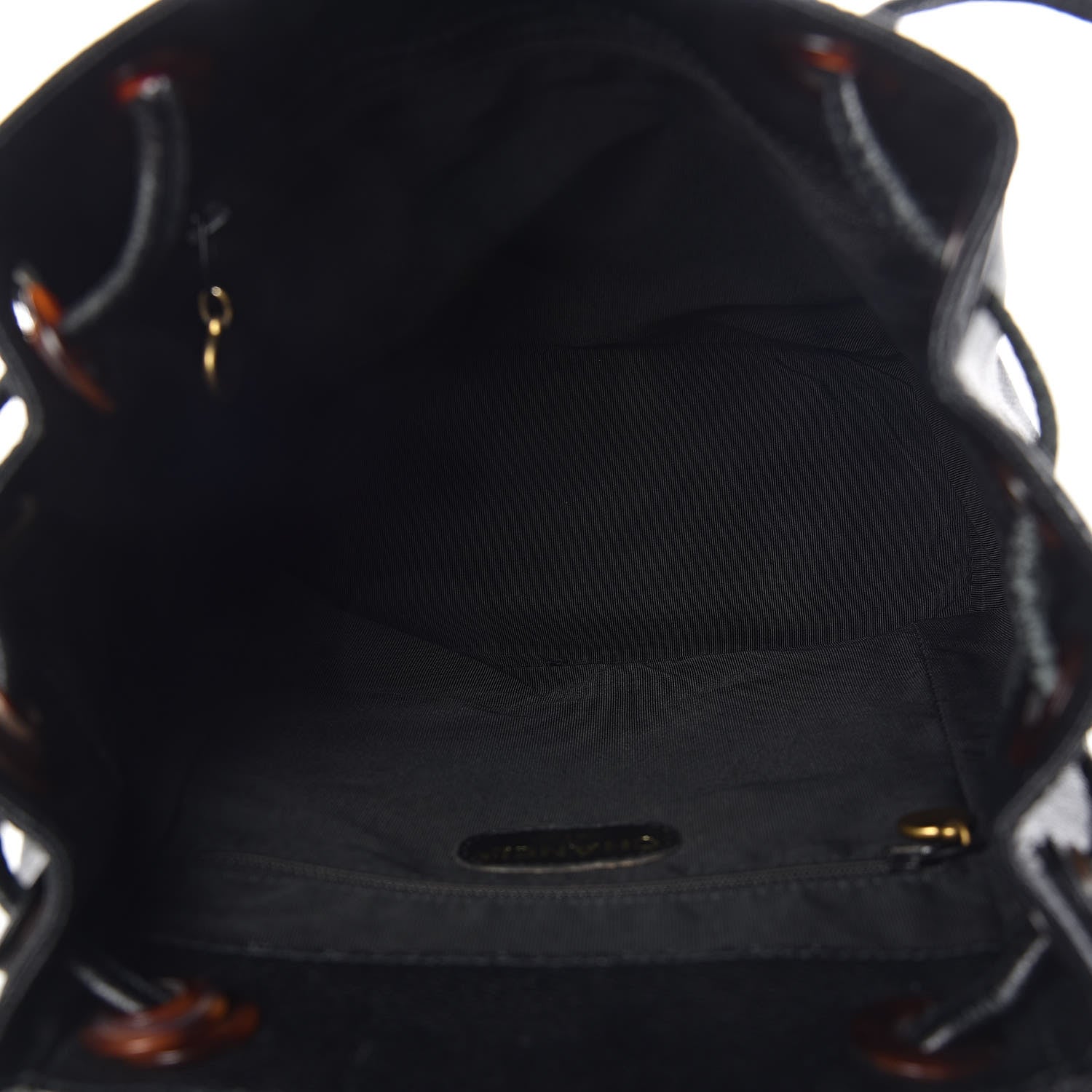 Chanel Caviar Tortoise CC Backpack Black 5 of 15