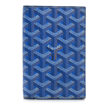 Goyard Goyardine Grenelle Passport Wallet Sky Blue 1 of 11