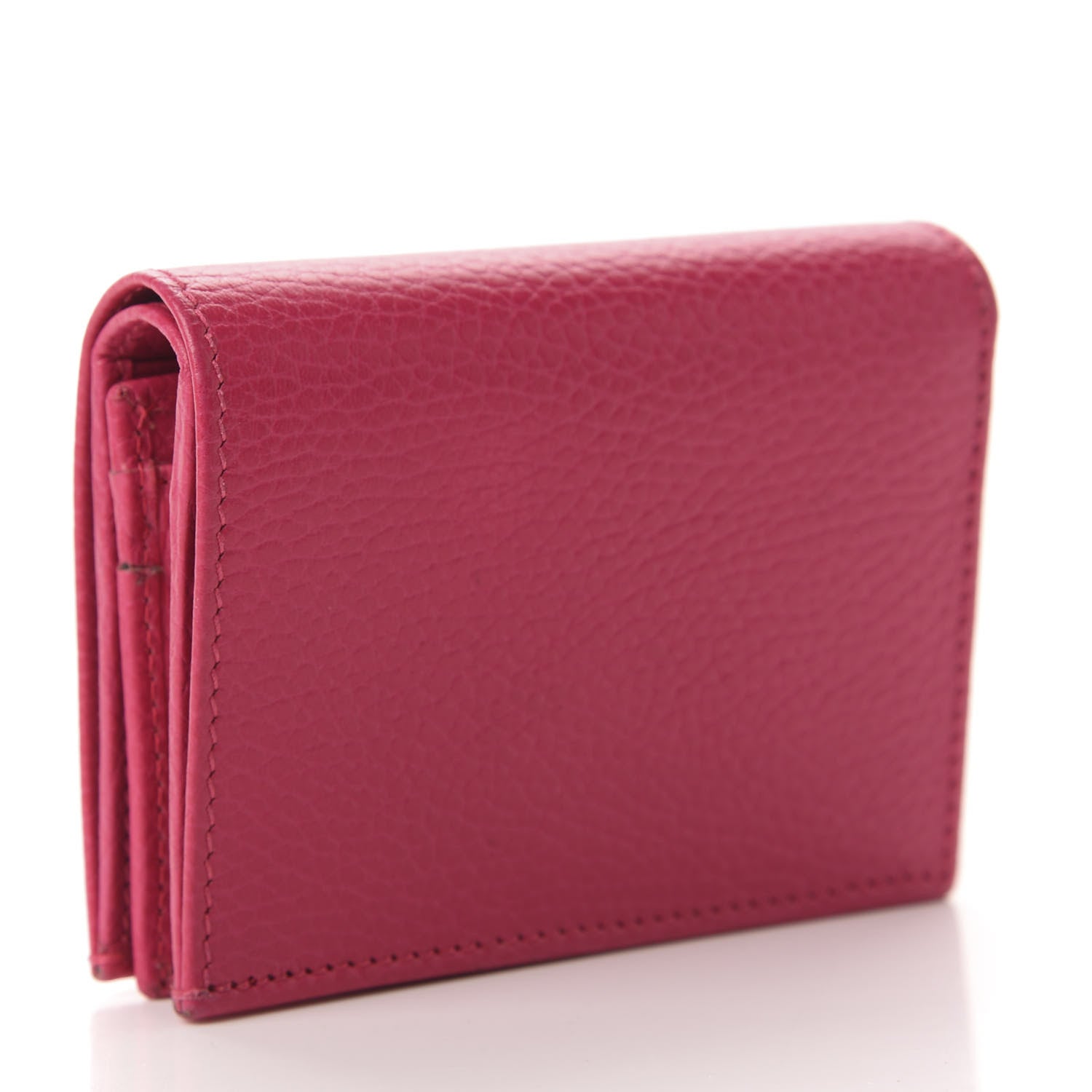 Gucci Dollar Calfskin GG Marmont Card Case Box Pink 3 of 8