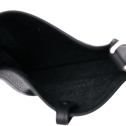 Hermes Taurillon Clemence Evelyne TPM Black 5 of 10