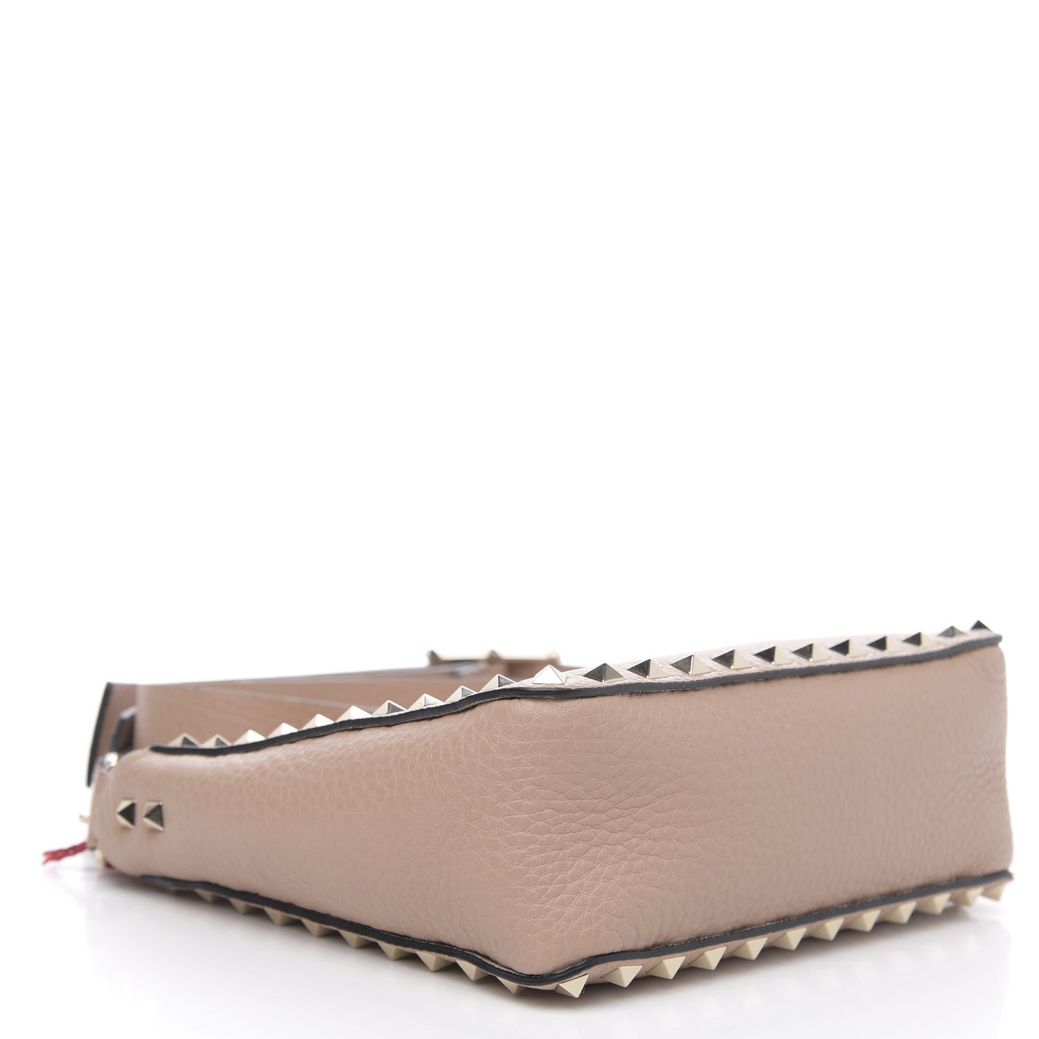 Valentino Garavani Pebbled Calfskin Mini Rockstud Flip-Lock Messenger Bag Rose Cannelle 4 of 9
