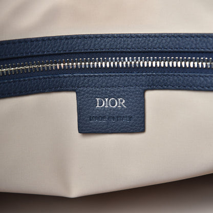 Christian Dior HOMME Oblique Canvas Grained Calfskin Three-Tone Tote Beige 6 of 7