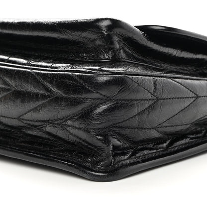 Miu Miu Vitello Shine Trapu Shoulder Bag Black 10 of 13