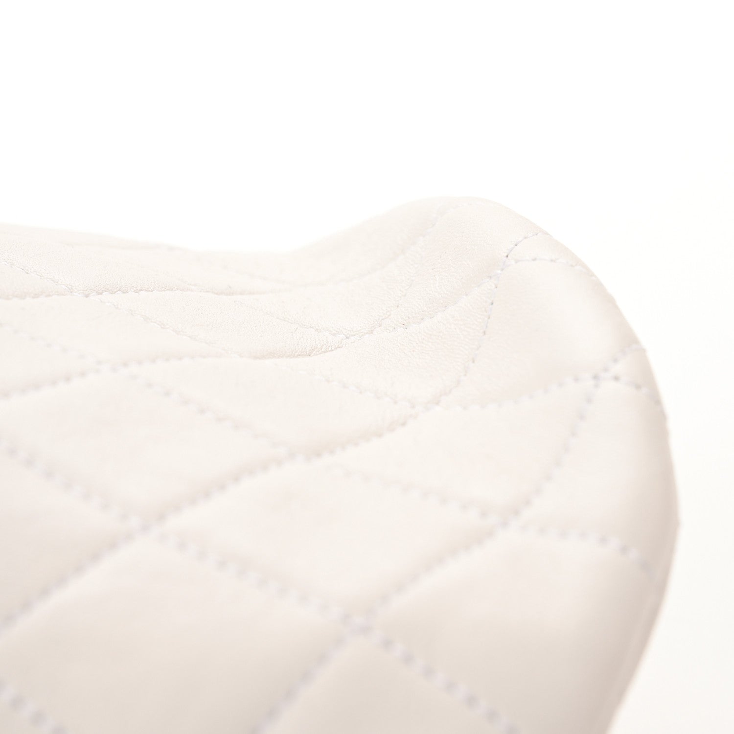 Chanel Lambskin Quilted All About Chains Waist Belt Bag White 12 of 12