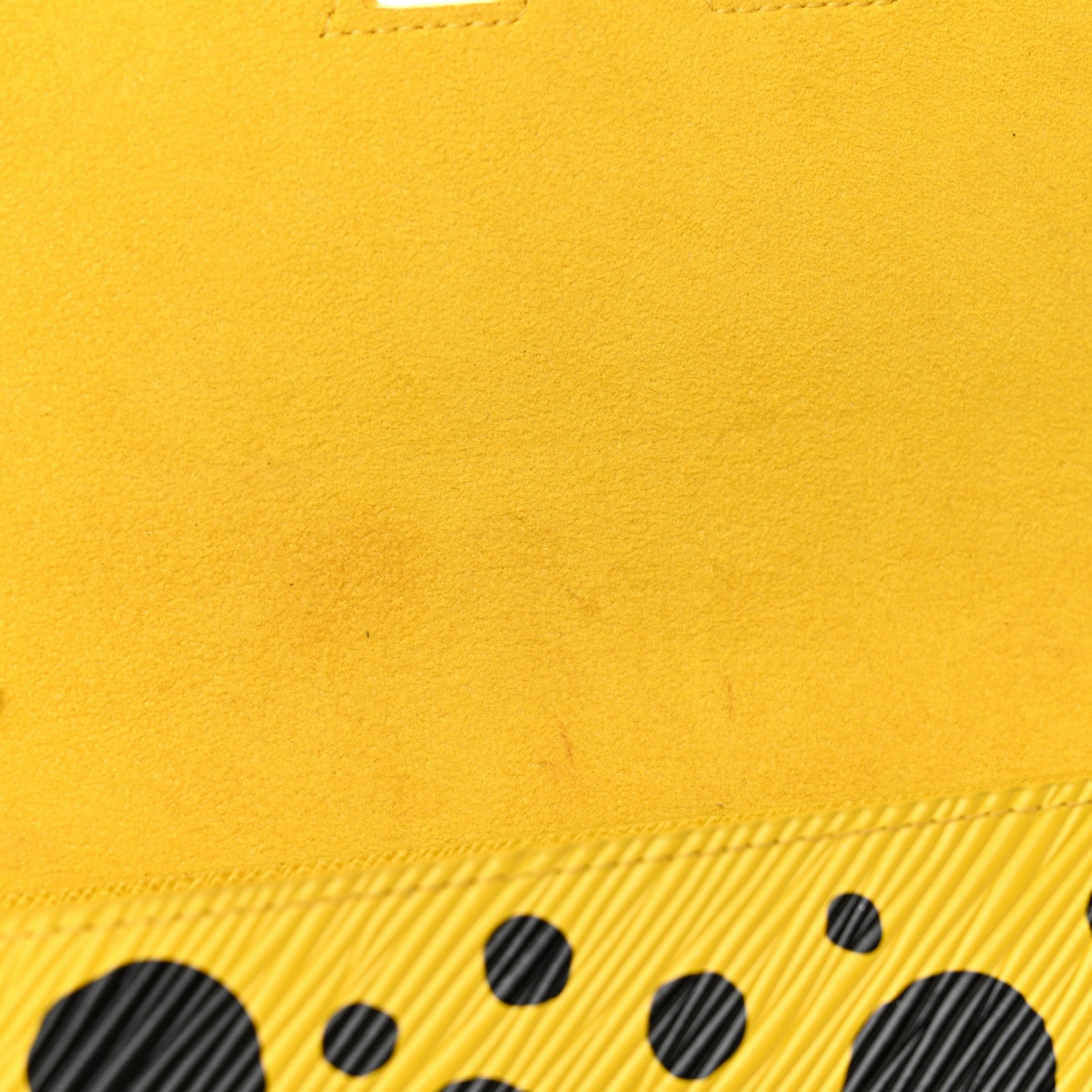 Louis Vuitton LV x YK Epi Infinity Dots Twist Belt Chain Wallet Yellow Black 12 of 12