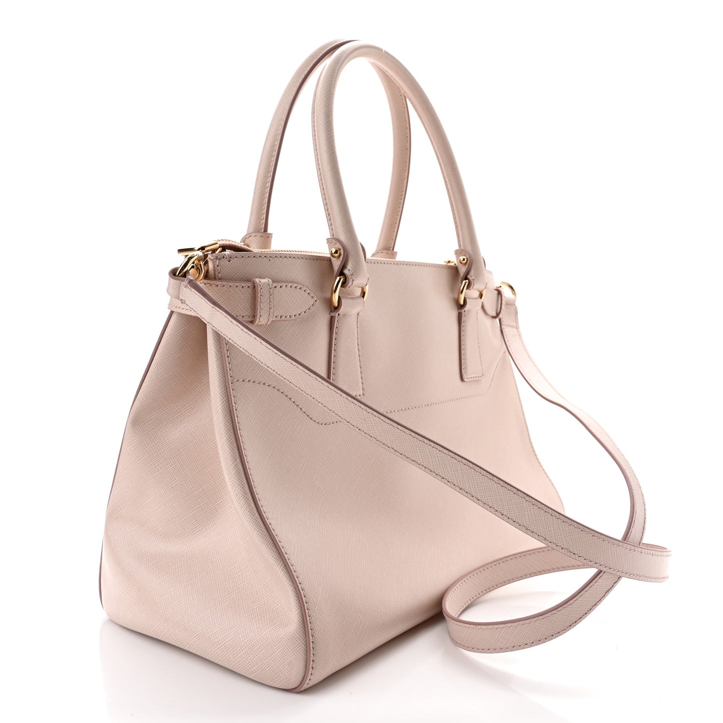 Printed Calfskin Beky Tote Macaron