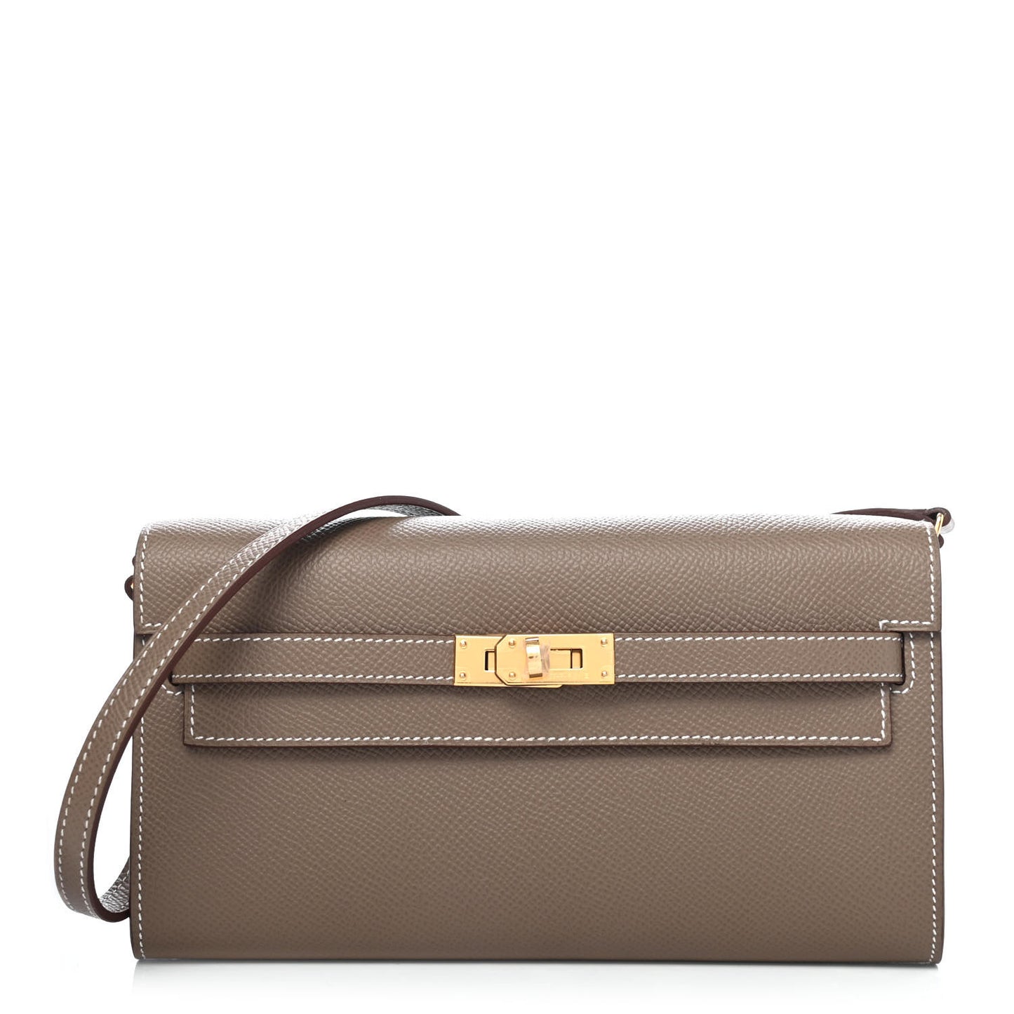 Epsom Kelly Wallet To Go Etoupe