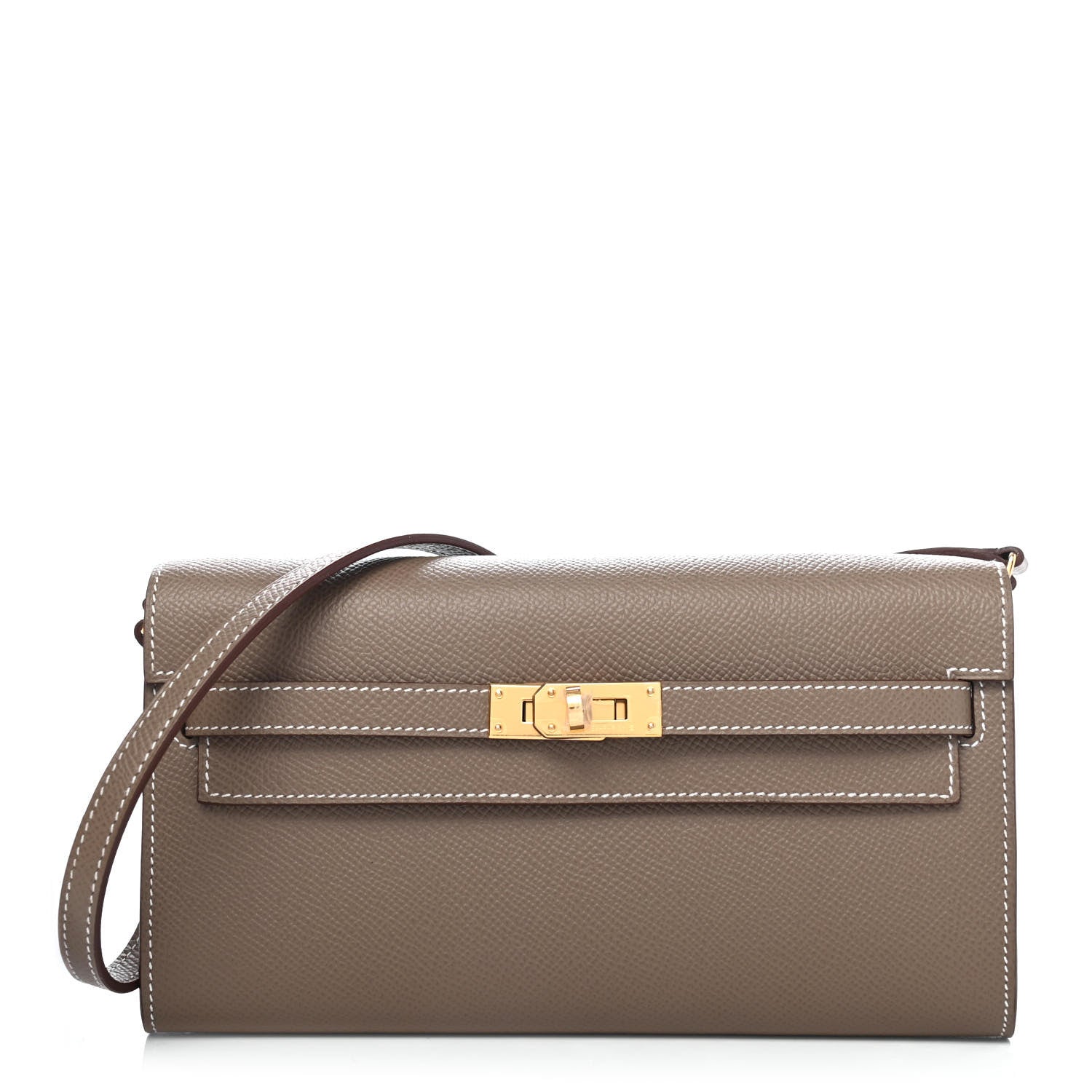 Hermes Epsom Kelly Wallet To Go Etoupe 1 of 4