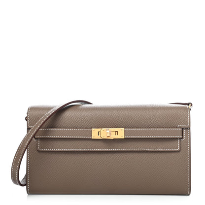 Hermes Epsom Kelly Wallet To Go Etoupe 1 of 4