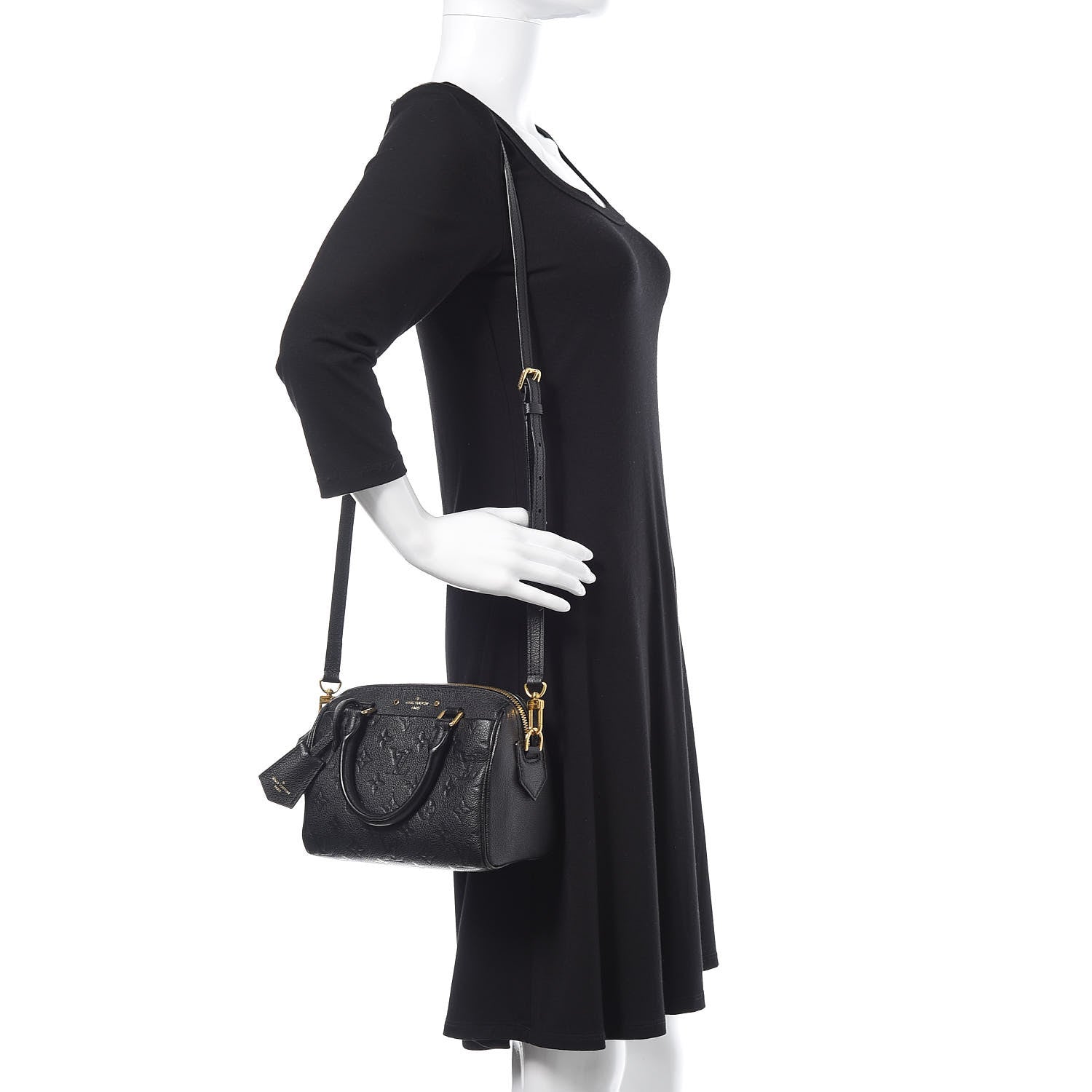 Louis Vuitton Empreinte Speedy Bandouliere 20 NM Black 2 of 8