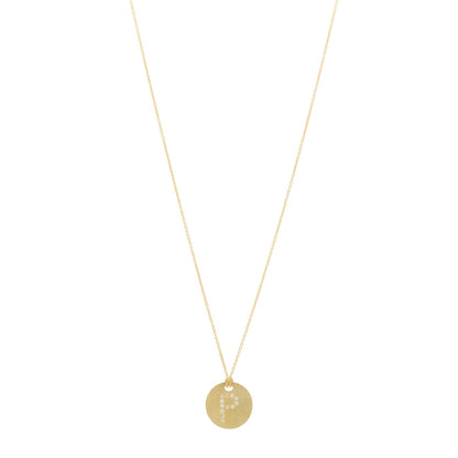 Roberto Coin 18K Yellow Gold Diamond Tiny Treasures Initial P Pendant Necklace 1 of 5