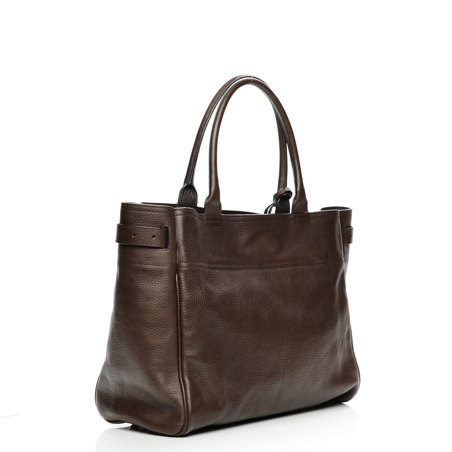 Mulberry Natural Leather Bayswater Tote Chocolate 3 of 7