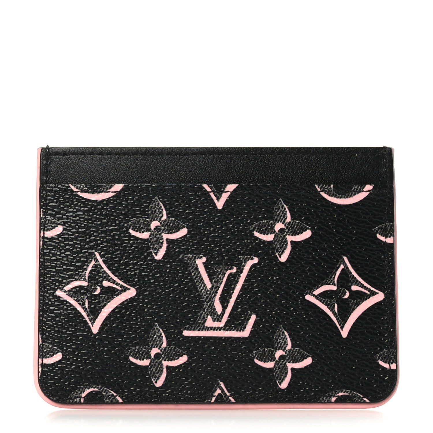 Louis Vuitton Monogram Fall for You LV Side-Up Card Holder Black 1 of 6