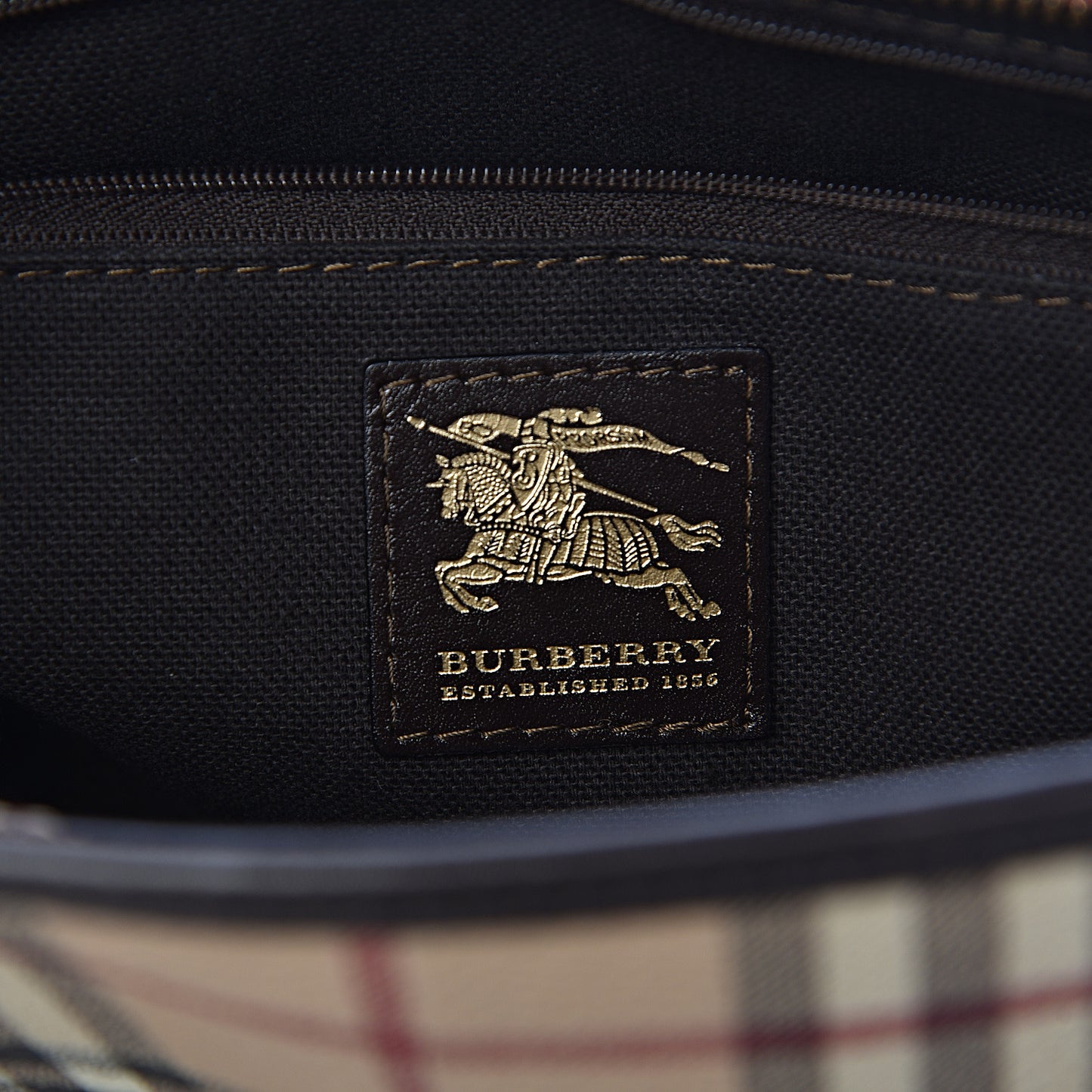 Haymarket Check Medium Regent Tote Chocolate