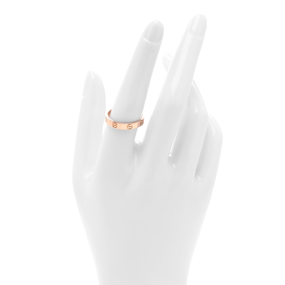 Cartier 18K Pink Gold 3.5mm LOVE Wedding Band Ring 57 8 2 of 5