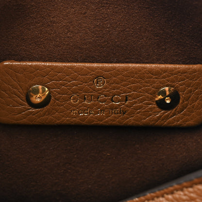 Gucci Grained Calfskin Softbit Medium Shoulder Bag Brown 6 of 10